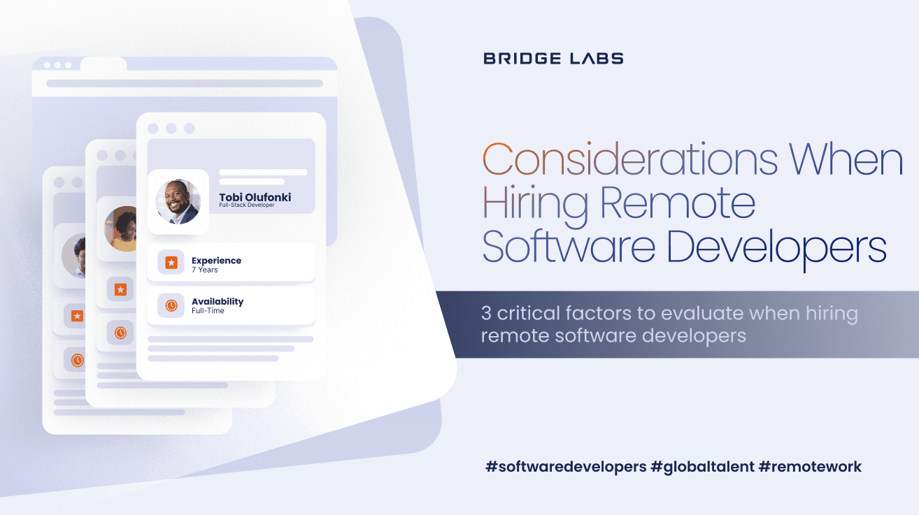 considerations when hiring remote developers